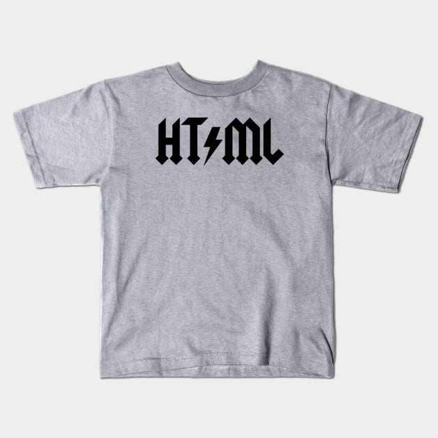 HTML Kids T-Shirt by lukassfr